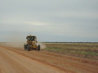 Grader on the Donahue